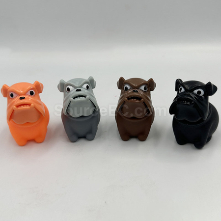 Customization Evil Dog Head Squeeze Toy for Stress Relief Corporate Gifts