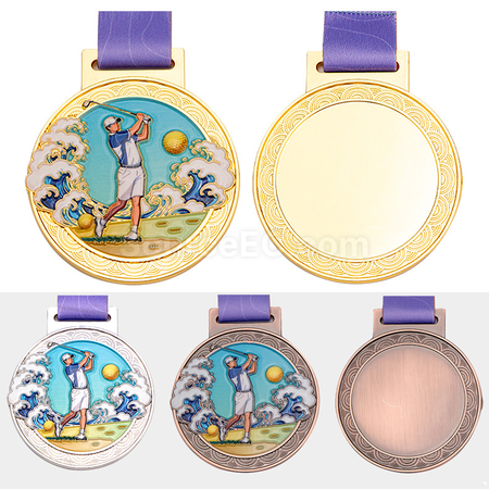 Customization Golf Metal Medal Corporate Gifts