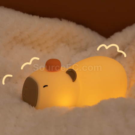 Customization Papa Capybara Patting Night Light Corporate Gifts