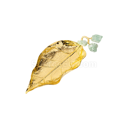 Brass Gold Leaf Ornament