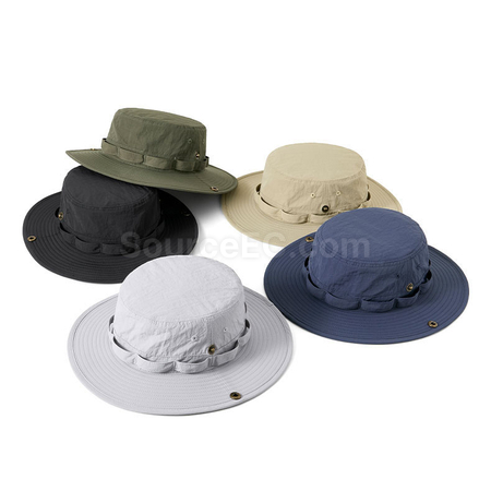 Customization Wide-brim sun protection quick-drying sunshade bucket hat Corporate Gifts