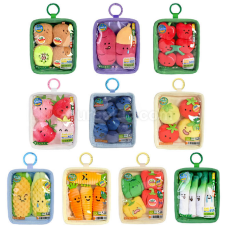 Customization Fruit and vegetable platter plush pendant Corporate Gifts