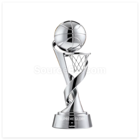 Customization Metal Basketball Trophy Corporate Gifts