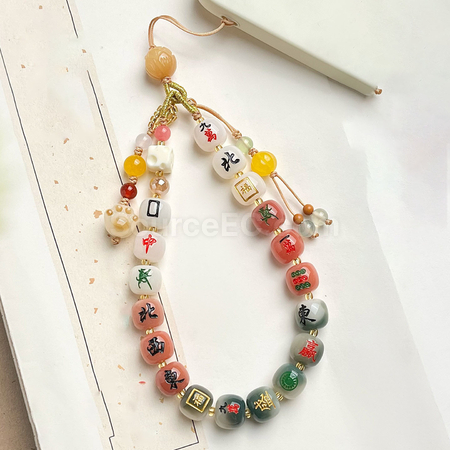 Customization Mahjong mobile phone lanyard Corporate Gifts