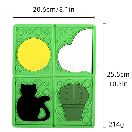 Customization Detachable silicone puzzle placemat Corporate Gifts
