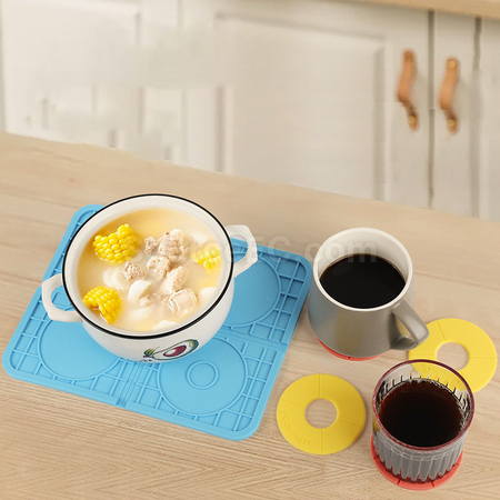 Customization Detachable silicone puzzle placemat Corporate Gifts