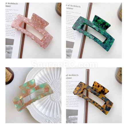 Customization Custom acetate claw hair clips Corporate Gifts