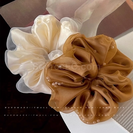 Organza large intestine hair tie