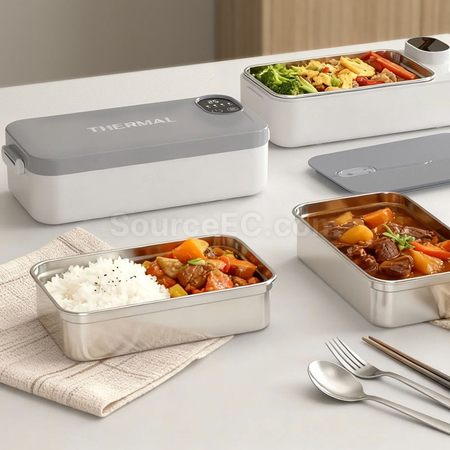 Customization Smart Heating and Insulating Stainless Steel Lunch Box Corporate Gifts