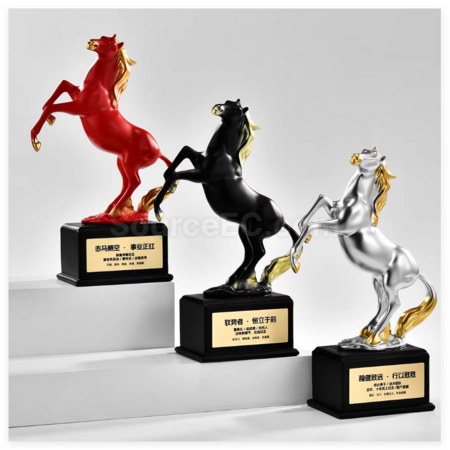 Customization Creative Horse-Shaped Trophy Corporate Gifts