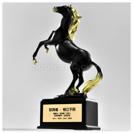 Customization Creative Horse-Shaped Trophy Corporate Gifts
