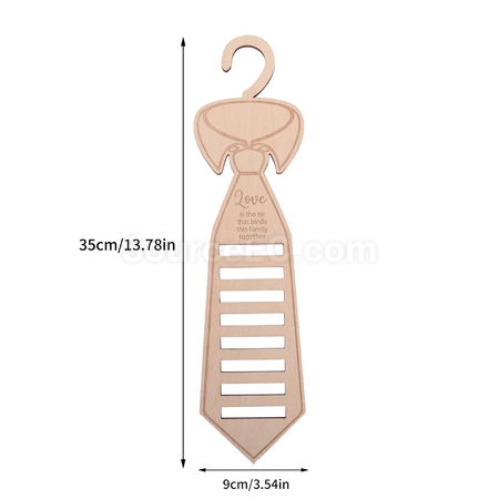 Customization Wooden Tie Organizer Corporate Gifts