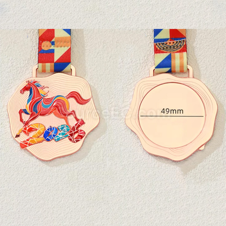 Customization Horse Metal Medals Corporate Gifts