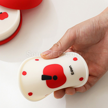 Customization Silicone Apple Insulated Coasters Corporate Gifts