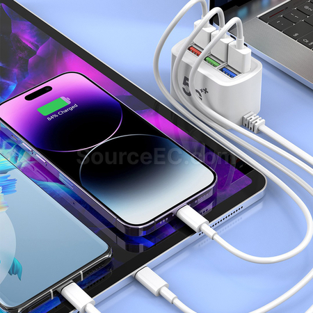 Customization Portable Desktop Multi-Port Charger Corporate Gifts