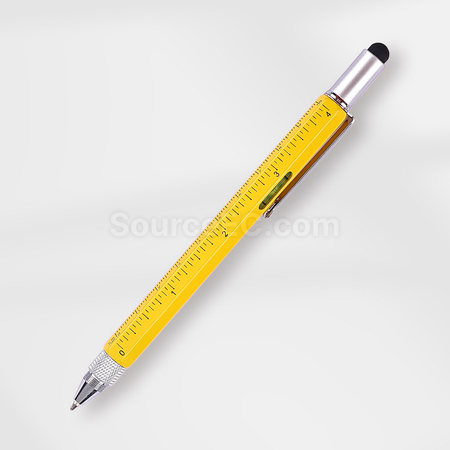 Customization Multifunctional touch head screwdriver ruler 6-in-1 ballpoint pen Corporate Gifts