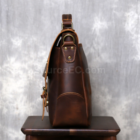 Customization Retro Genuine Leather Briefcase Corporate Gifts