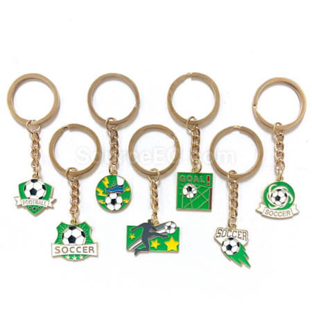World Cup football peripheral souvenir metal keychain pendant