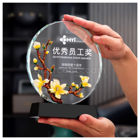 Customization  Crystal Trophy Corporate Gifts