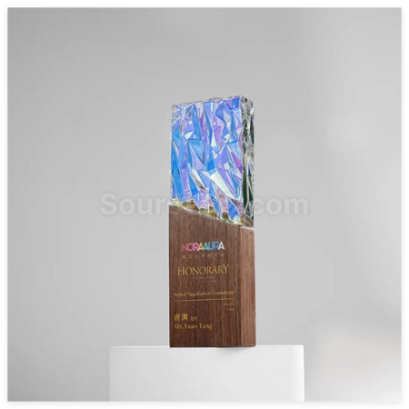 Customization Iridescent Crystal Trophy Corporate Gifts