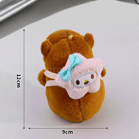 Customization Capybara plush doll keychain Corporate Gifts