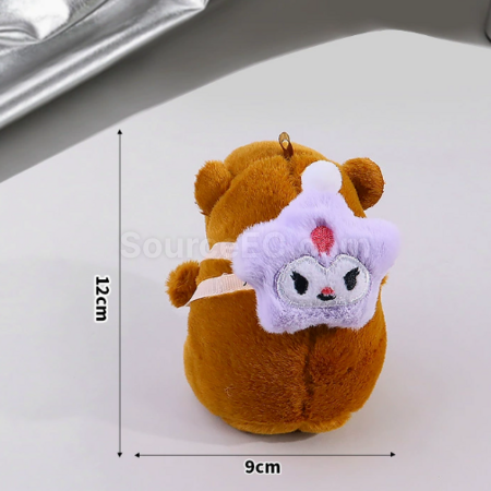 Customization Capybara plush doll keychain Corporate Gifts