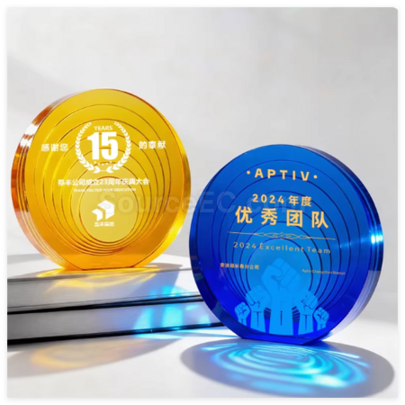 Customization Crystal Commemorative Plate Corporate Gifts