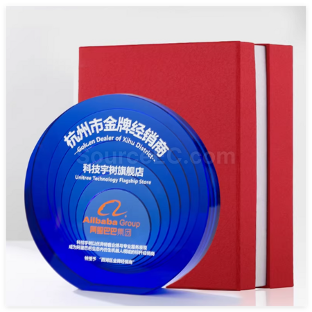 Customization Crystal Commemorative Plate Corporate Gifts