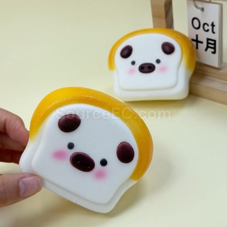 Customization Toast Little Pig Squishy Stress Relief Toy Corporate Gifts