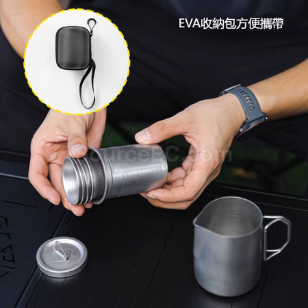 Customization Outdoor 304 Stainless Steel Tea Set for Travel Corporate Gifts