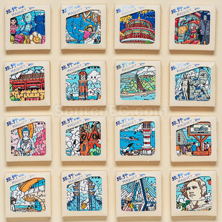 Customization Custom ceramic refrigerator magnets Corporate Gifts