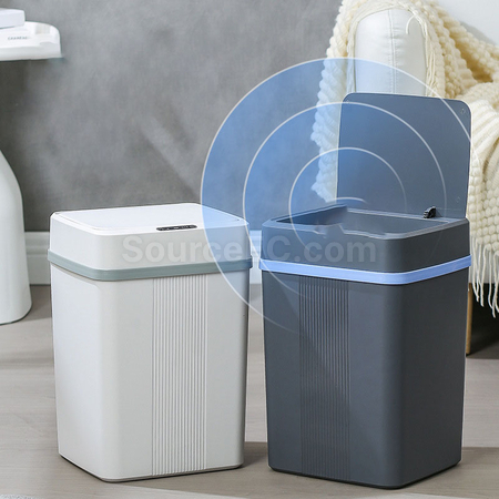Customization Intelligent sensor trash can with lid Corporate Gifts