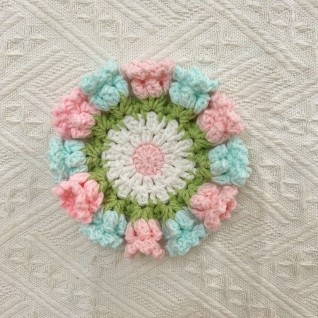 Customization Woven flower cup mat Corporate Gifts
