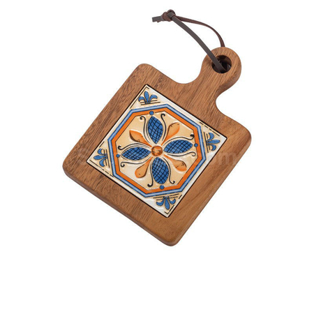 Customization Ceramic solid wood cup Coaster Corporate Gifts