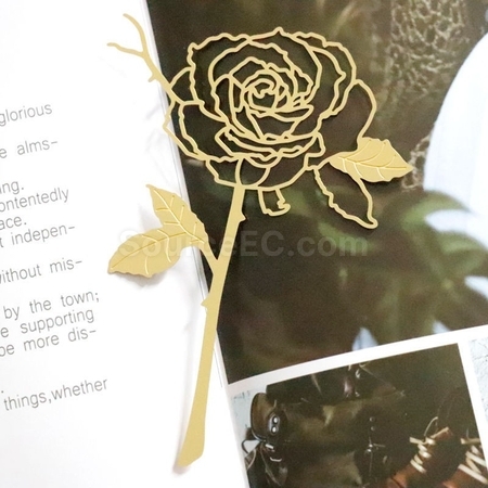 Customization Rose Metal Bookmark Corporate Gifts
