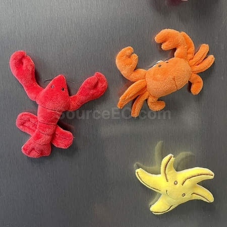 Customization Stereoscopic Stuffed Animal Fridge Sticker Corporate Gifts