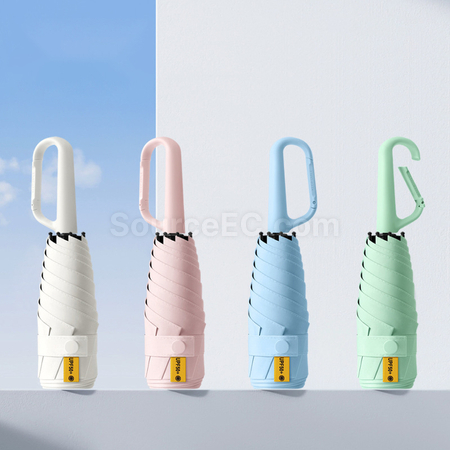 Customization Hook Five-Fold Umbrella Corporate Gifts