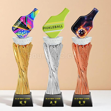 Customization Pickleball Trophy Corporate Gifts