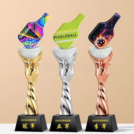 Customization Pickleball Trophy Corporate Gifts