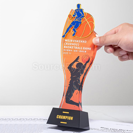 Customization Basketball Crystal Seat Corporate Gifts