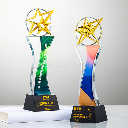 Customization Pentagram Crystal Award Corporate Gifts