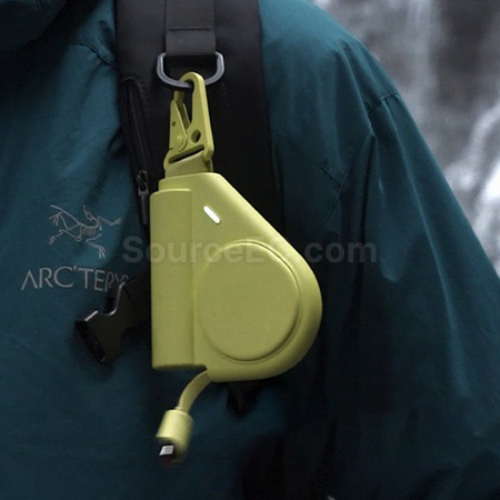 Customization Power Bank With Retractable Cable Corporate Gifts