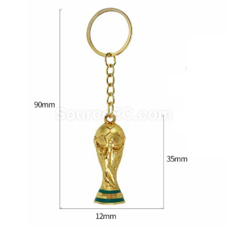 Customization World Cup keychain Corporate Gifts