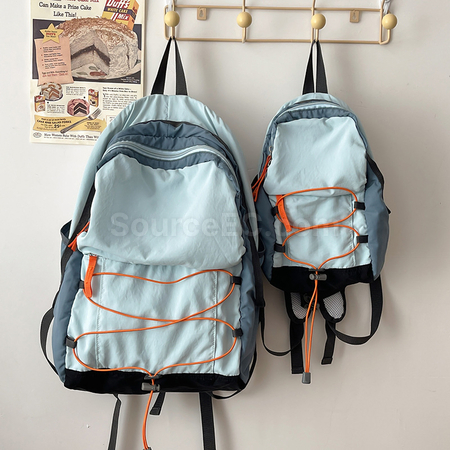 Customization Waterproof Color-Block Backpack Corporate Gifts