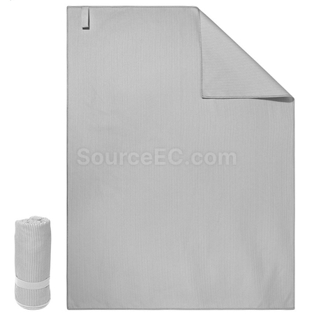 Customization Lightweight And Thin Striped Quick-Drying Sports Towel Corporate Gifts