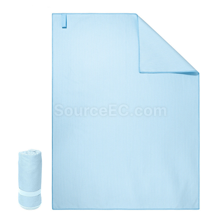 Customization Lightweight And Thin Striped Quick-Drying Sports Towel Corporate Gifts