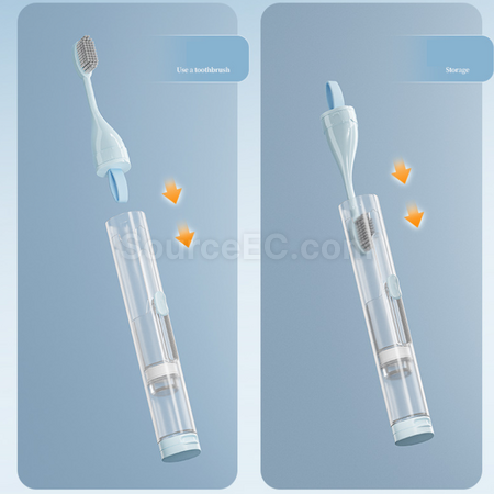 Customization Travel toothbrush and toothpaste set Corporate Gifts