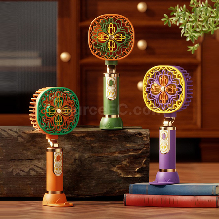 Customization Retro Handheld Fan Corporate Gifts