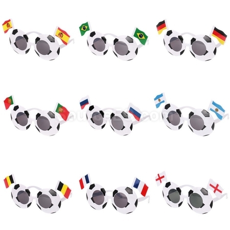 Customization World Cup Flag Sunglasses Corporate Gifts