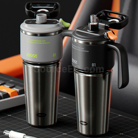 Customization Push-open Car-mounted Insulated Cup for Cold and Heat Preservation Corporate Gifts